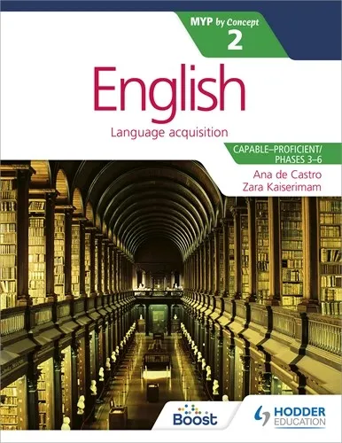 ENGLISH FOR THE IB MYP 2 (CAPABLE–PROFICIENT/PHASES 3-4; 5-6): BY CONCEPT