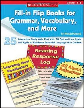 FILL-IN FLIP BOOKS FOR GRAMMAR, VOCABULARY, AND