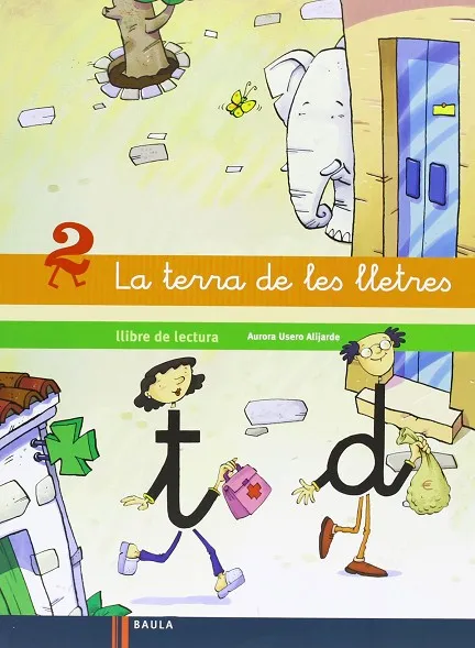 Llibre de lectura 2 La terra de les lletres Infantil