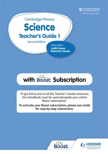 CAMBRIDGE PRIMARY SCIENCE TEACHER'S GUIDE STAGE 1 WITH BOOST SUBSCRIPTION