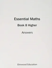 ESSENTIAL MATHS 8 HIGHER ANSWERS