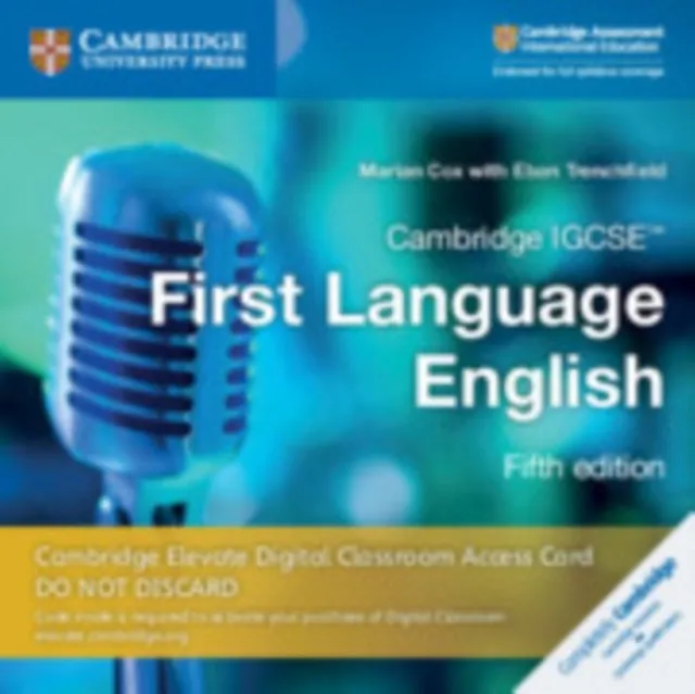 CAMBRIDGE IGCSE™ FIRST LANGUAGE ENGLISH DIGITAL CLASSROOM ACCESS CARD (1 YEAR SITE LICENCE)-DIGITAL