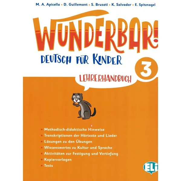 WUNDERBAR! 3 – LEHRERHANDBUCH + 2 AUDIO CDS