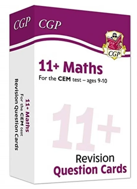 11+ CEM REVISION QUESTION CARDS: MATHS - AGES 9-10