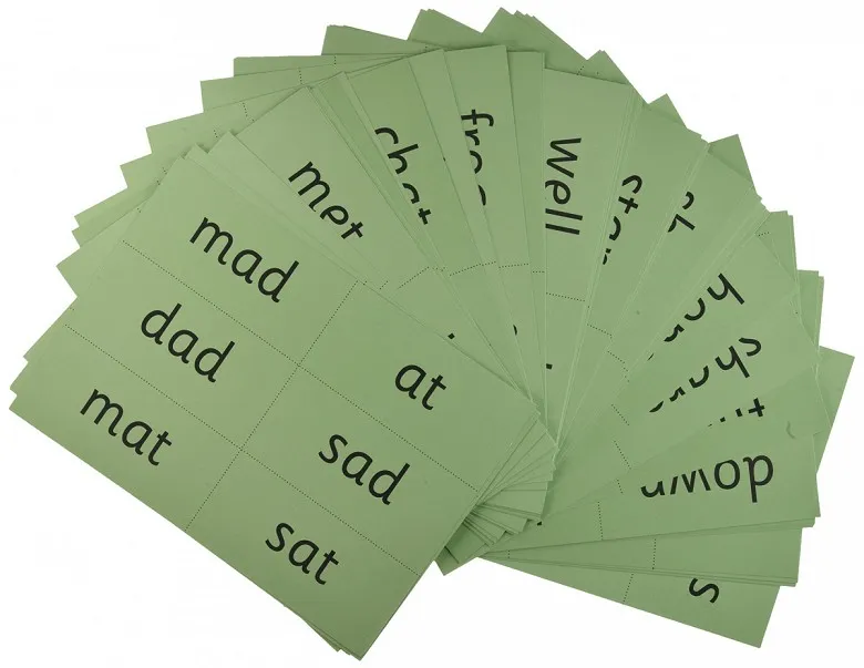 READ WRITE INC.PHONICS GREEN WORD CARDS PACK (PACK 10)