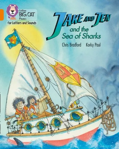 JAKE AND JEN AND THE SEA OF SHARKS (SET 3) -FICTION-ORANGE - BAND 6