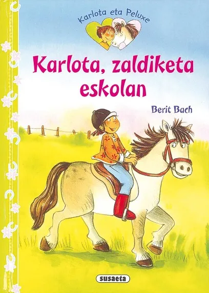 Karlota, zaldiketa eskolan