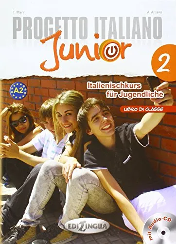PROGETTO ITALIANO JUNIOR 2 FÜR DEUTSCHSPRACHIGE LERNER LIBRO DI CLASSE + AUDIO - PP. 120