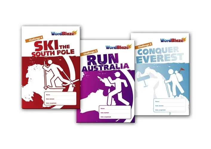 WORDBLAZE PACK 2 - BLAZE AHEAD - SOUTH POLE, AUSTRALIA AND EVEREST