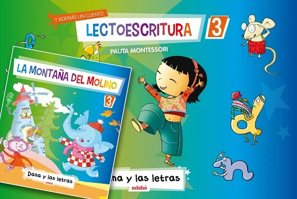 LECTOESCRITURA 3 MONTESSORI (CAS) CUADERNO COMPLEM
