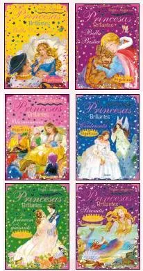 Pega y juega con princesas brillantes (6 títulos)