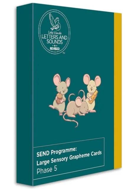 SEND LARGE GRAPHEME CARDS (SENSORY): PHASE 5 -SEND CLASSROOM RESOURCES