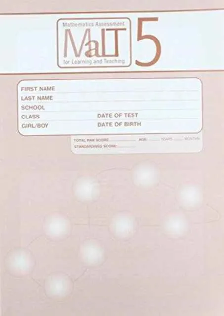 MALT TEST 5 PK10 (MATHEMATICS ASSESSMENT FOR LEARNING AND TEACHING)
