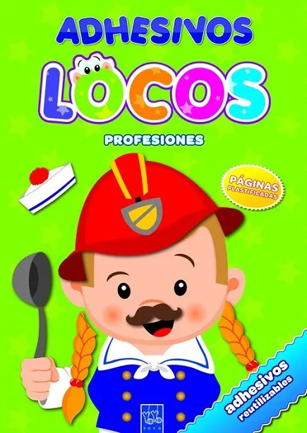 Adhesivos locos. Profesiones