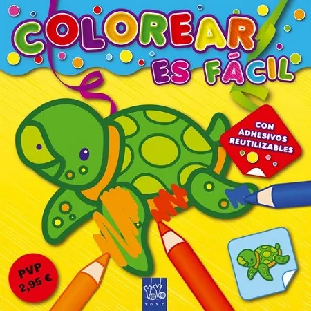 Colorear es fácil amarillo 2