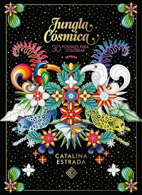 Jungla Cósmica. 30 postales para colorear