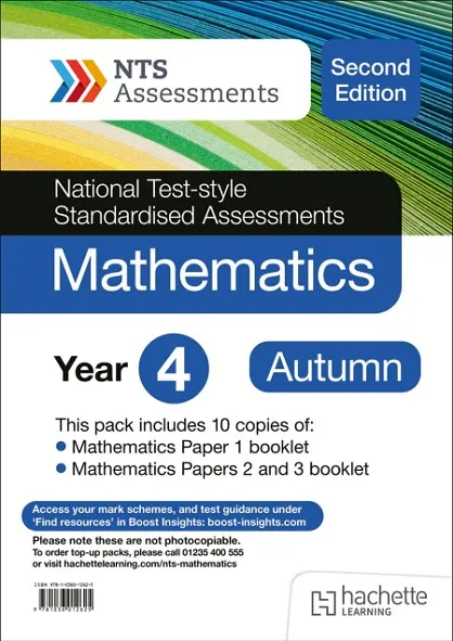 NTS MATHEMATICS (SECOND EDITION) YEAR 4, AUTUMN PK10 (NATIONAL TEST-STYLE STANDARDISED ASSESSMENTS)
