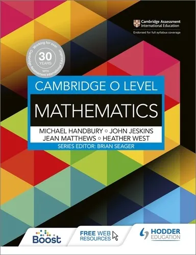 CAMBRIDGE O LEVEL MATHEMATICS BOOST EBOOK DIGITAL