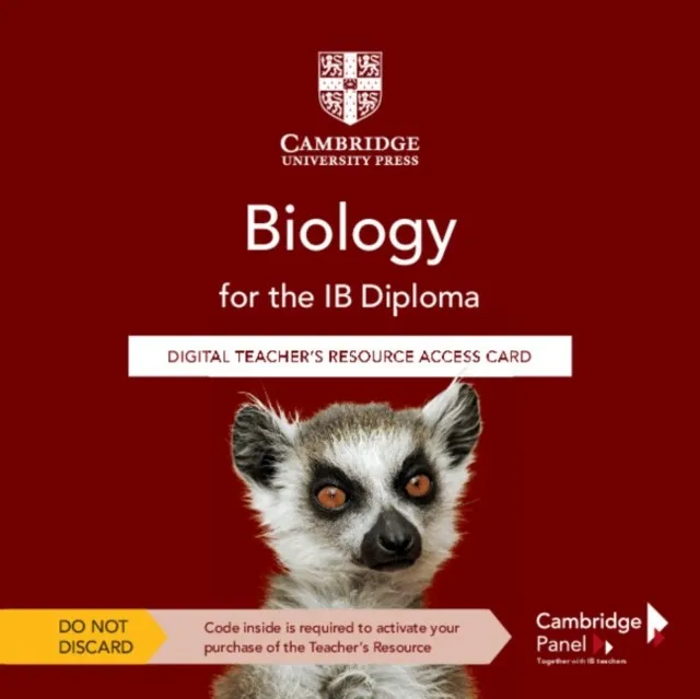 BIOLOGY FOR THE IB DIPLOMA DIGITAL TEACHER'S RESOURCE ACCESS CARD-DIGITAL