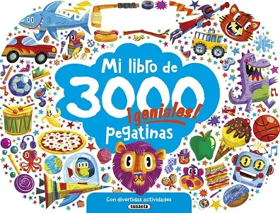 Mi libro de 3000 pegatinas ¡geniales! con divertidas actividades