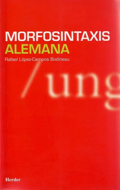 MORFOSINTAXIS ALEMANA