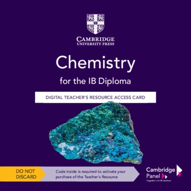 CHEMISTRY FOR THE IB DIPLOMA DIGITAL TEACHER'S RESOURCE ACCESS CARD-DIGITAL