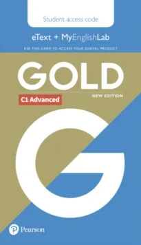 CAE GOLD ADVANCED NEW EDITION STUDENTS' ETEXT AND MYENGLISHLAB ACCESS CARD