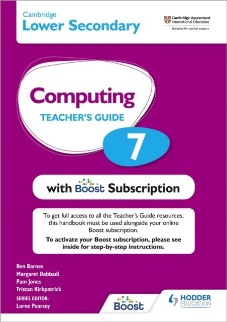 CAMBRIDGE LOWER SECONDARY COMPUTING 7 TEACHER'S GUIDE WITH BOOST SUBSCRIPTION
