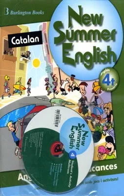 NEW SUMMER ENGLISH PRIM 4 SB+CD CATALAN