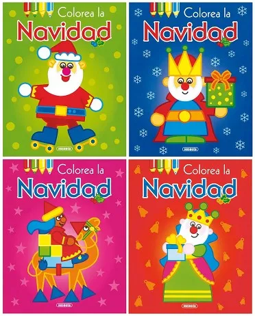 Colorea la Navidad (4 títulos)