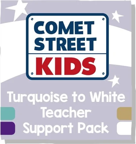 READING PLANET COMET STREET KIDS TURQUOISE TO WHITE TEACHER SUPPORT PACK