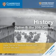CAMBRIDGE IGCSE™ AND O LEVEL HISTORY DIGITAL TEACHER'S RESOURCE ACCESS CARD-DIGITAL