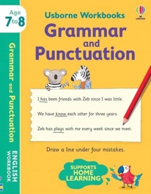 USBORNE WORKBOOKS GRAMMAR AND PUNCTUATION 7-8