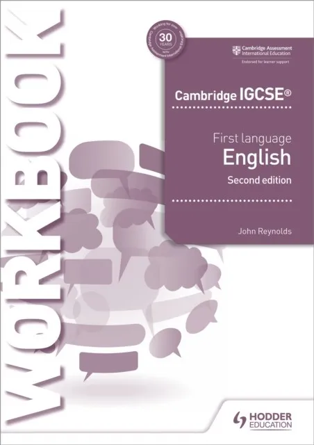 CAMBRIDGE IGCSE FIRST LANGUAGE ENGLISH WORKBOOK 2ND EDITION