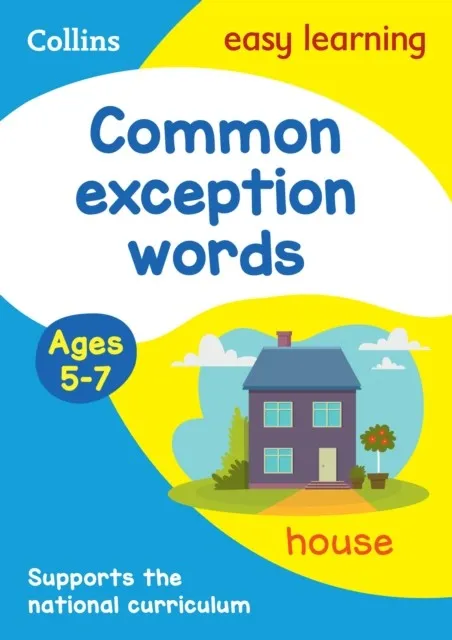 COMMON EXCEPTION WORDS WORKBOOK AGES 5-7