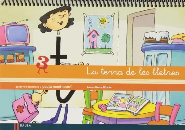 Quadern d'escriptura 3 Infantil La terra de les lletres
