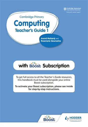 CAMBRIDGE PRIMARY COMPUTING TEACHER'S GUIDE STAGE 1 WITH BOOST SUBSCRIPTION
