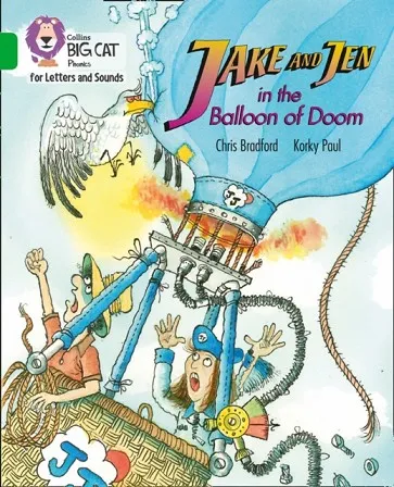 JAKE AND JEN AND THE BALLOON OF DOOM (SET 4) -FICTION-GREEN - BAND 5