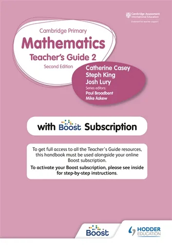 CAMBRIDGE PRIMARY MATHEMATICS TEACHER'S GUIDE STAGE 2 WITH BOOST SUBSCRIPTION