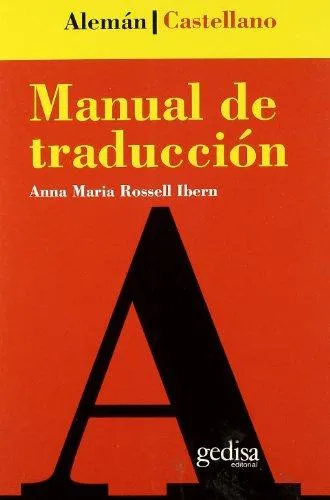 MANUAL DE TRADUCCION ALEMAN-CASTELLANO