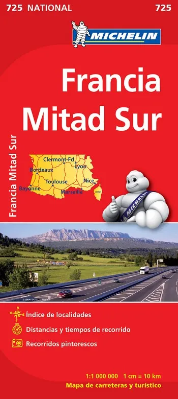 Mapa National Francia Sur