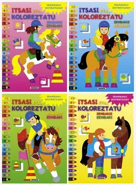 Itsasi eta koloreztatu zenbaki