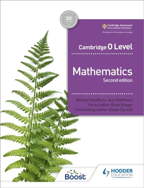 CAMBRIDGE O LEVEL MATHEMATICS SECOND EDITION