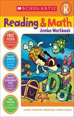 READING AND MATHS JUMBO WB - GRADE PRE-K