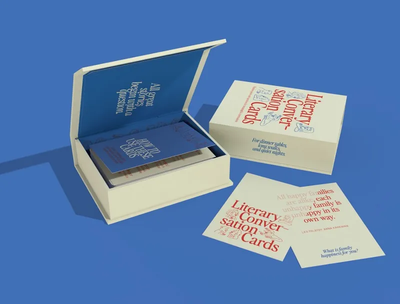 LITERARY CONVERSATIONS CARDS