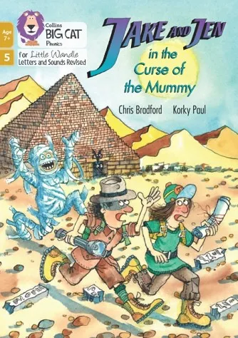 JAKE AND JEN IN THE CURSE OF THE MUMMY (PHASE 5 SET 5)-FICTION-7+ READERS