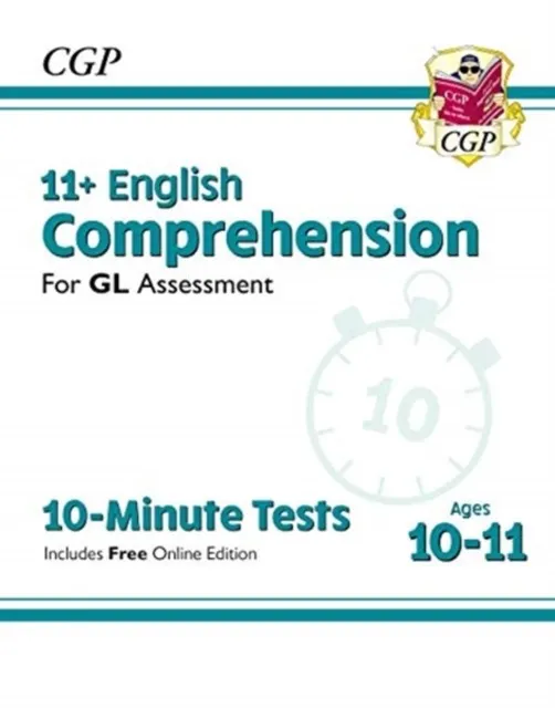 11+ GL 10-MINUTE TESTS: ENGLISH COMPREHENSION - AGES 10-11 BOOK 1 (WITH ONLINE EDITION)