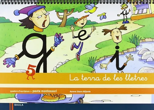 Quadern d'escriptura 5 Infantil La terra de les lletres