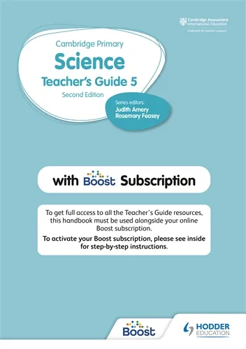 CAMBRIDGE PRIMARY SCIENCE TEACHER'S GUIDE STAGE 5 WITH BOOST SUBSCRIPTION