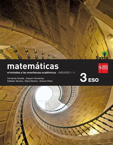 3º ESO MATEMÁTICAS B TRIMESTRES (Orientadas a las Enseñanzas Académicas) SAVIA-15